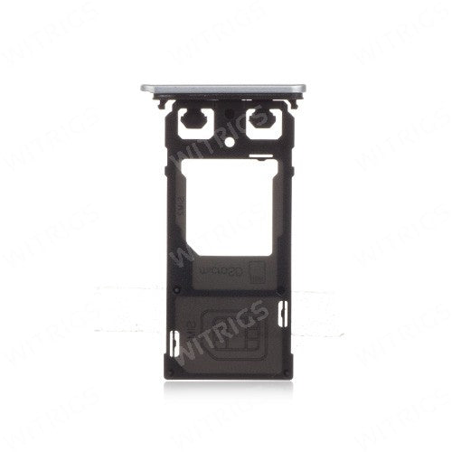 OEM SIM & SD Card Tray for Sony Xperia X Dual White