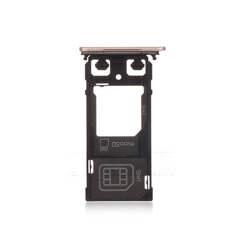 OEM SIM & SD Card Tray for Sony Xperia X Dual Rose Gold
