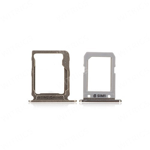 OEM SIM Card & SD Tray for Samsung Galaxy A8 Dual Gold