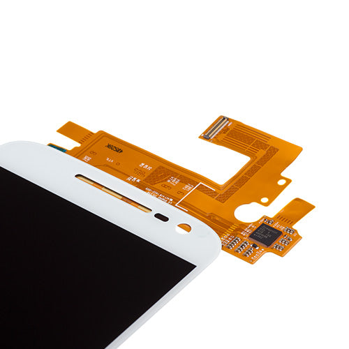 OEM LCD with Digitizer Replacement for Motorola Moto G4 White