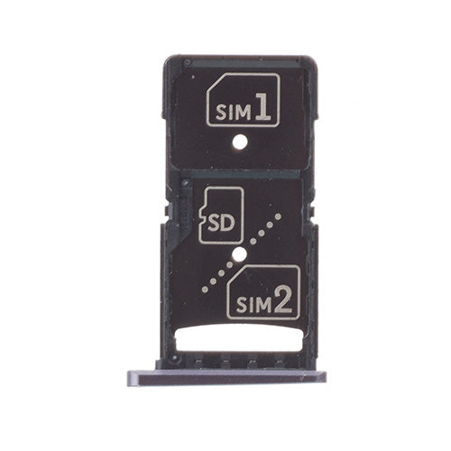 OEM SIM Card & SD Card Tray for Motorola Droid Turbo 2 Dual Black