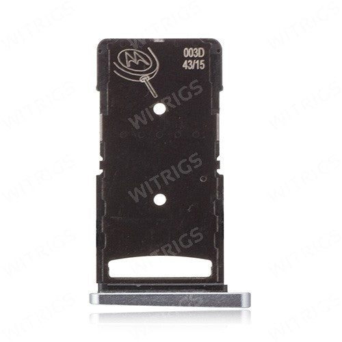 OEM SIM Card & SD Card Tray for Motorola Droid Turbo 2 White