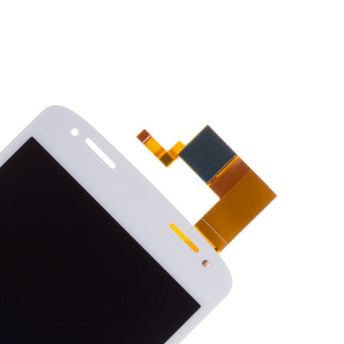 OEM LCD Screen with Digitizer Replacement for Motorola Droid Turbo 2 White