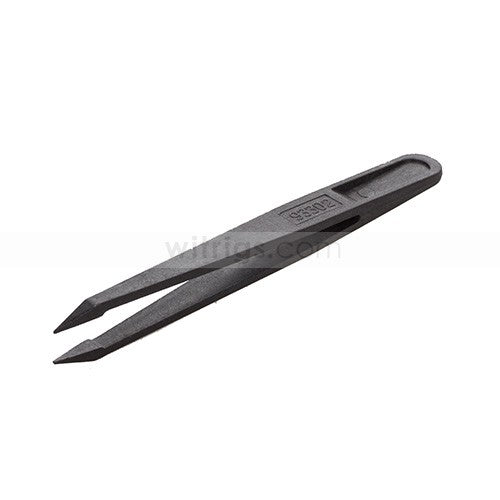 Shrill Tip Plastic Tweezers Black