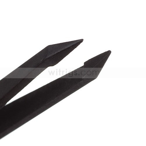 Shrill Tip Plastic Tweezers Black