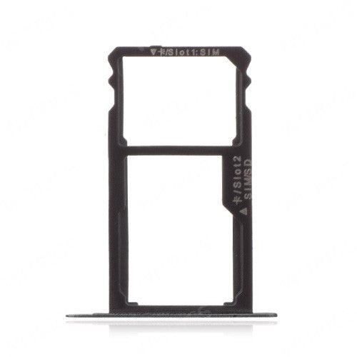OEM SIM + SD Card Tray for Huawei Honor 7 Dual Gray