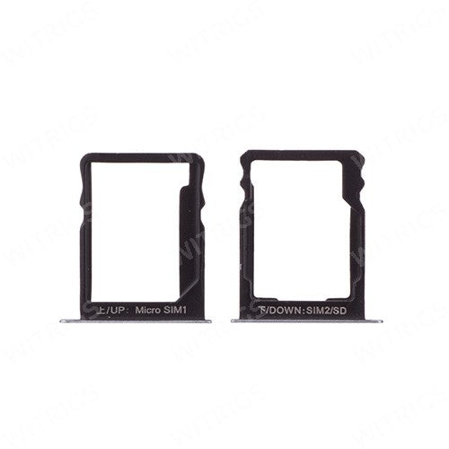 OEM SIM Card & SD Card Tray for Huawei Enjoy 5s Dual Silver