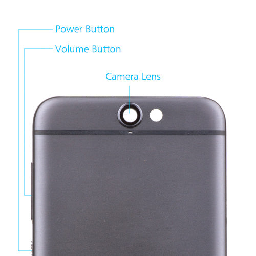 OEM Back Cover for HTC One A9 Carbon Gray