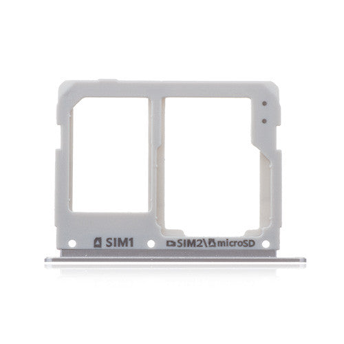 OEM SIM & SD Card Tray for Samsung Galaxy C5 Dual Silver