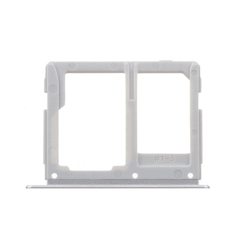 OEM SIM & SD Card Tray for Samsung Galaxy C5 Dual Silver