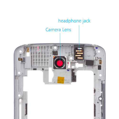 OEM Back Frame for Motorola Droid Turbo 2 White