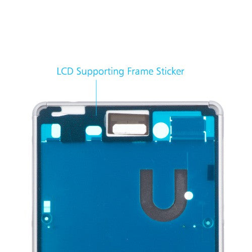 OEM Middle Frame for Sony Xperia M4 Aqua Dual White