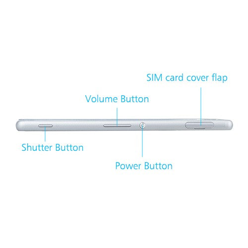 OEM Middle Frame for Sony Xperia M4 Aqua White