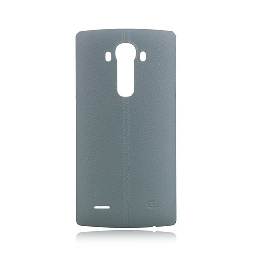 Custom Leather Battery Cover for LG G4 Blue