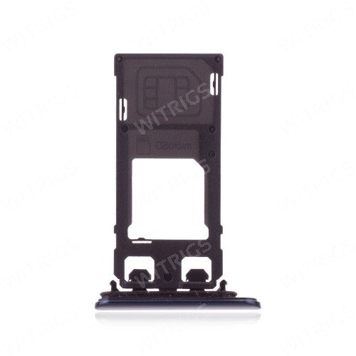 OEM SIM + SD Card Tray for Sony Xperia XZ Forest Blue