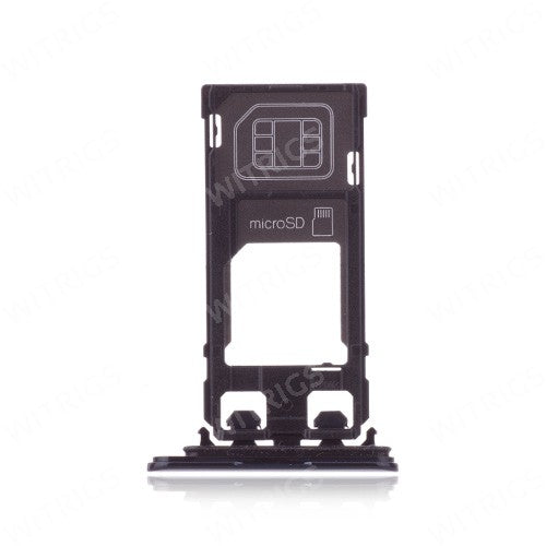 OEM SIM + SD Card Tray for Sony Xperia XZ Forest Blue