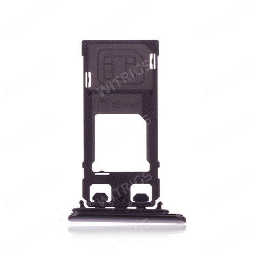 OEM SIM + SD Card Tray for Sony Xperia XZ Mineral Black