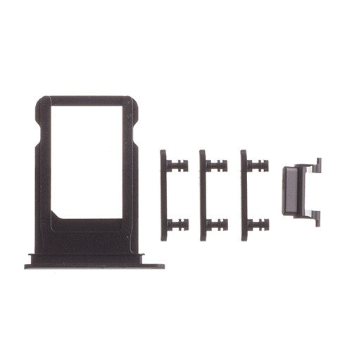 OEM SIM Card Tray + Side Button for iPhone 7 Plus Black