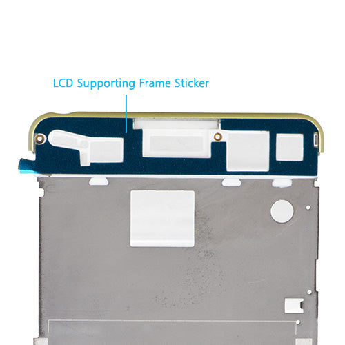 OEM LCD Supporting Frame for Sony Xperia XA Lime Gold