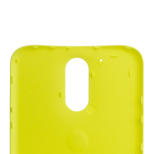 Custom Battery Cover for Motorola Moto G4 Plus Yellow