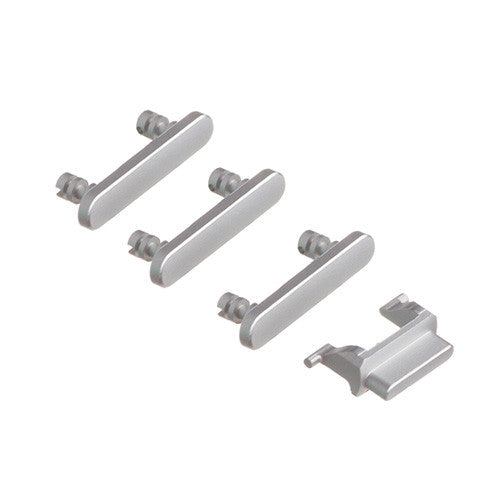 OEM SIM Card Tray + Side Button for iPhone 7 Plus Silver