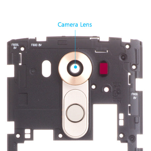 OEM Back Frame for LG V10 Gold