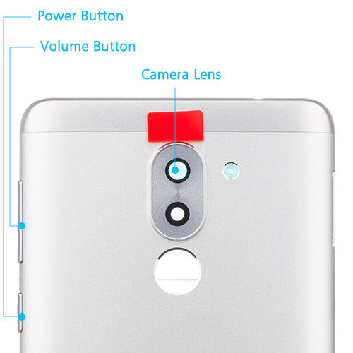 OEM Back Cover for Huawei Honor 6x (2016) Silver