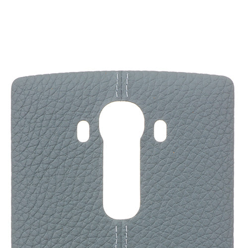 OEM Leather Back Cover for LG G4 Ice Blue