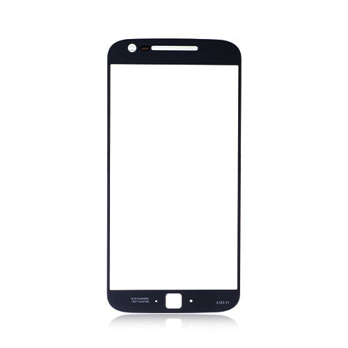 Custom Front Glass for Motorola Moto G4 Plus Black