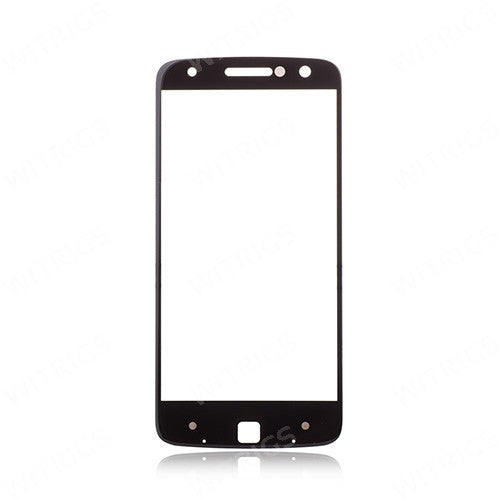 Custom Front Glass for Motorola Moto Z Black