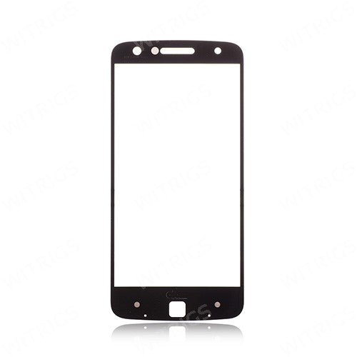 Custom Front Glass for Motorola Moto Z Black
