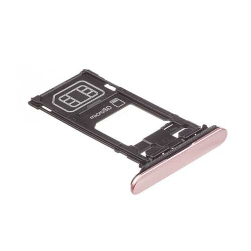 OEM SIM + SD Card Tray for Sony Xperia XZ Deep Pink