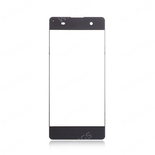Custom Front Glass for Sony Xperia XA Graphite Black
