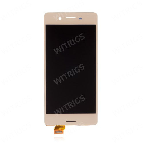 Custom LCD Screen with Digitizer Replacement for Sony Xperia X Rose Gold