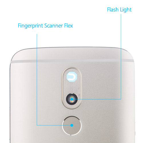 OEM Back Housing + Fingerprint Sensor for Motorola Moto M Gold