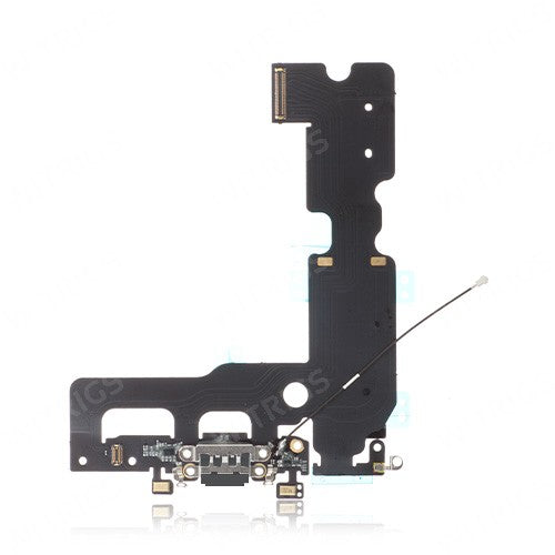Custom Charging Port Flex for iPhone 7 Plus Jet Black