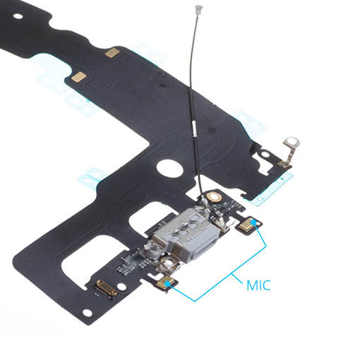 Custom Charging Port Flex for iPhone 7 Plus Black