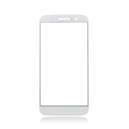 OEM Front Glass for Motorola Moto M White