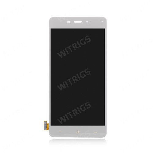 Custom LCD Screen with Digitizer Replacement for OnePlus X White
