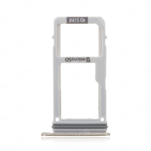OEM SIM + SD Card Tray for Samsung Galaxy A3 (2017) Gold Sand
