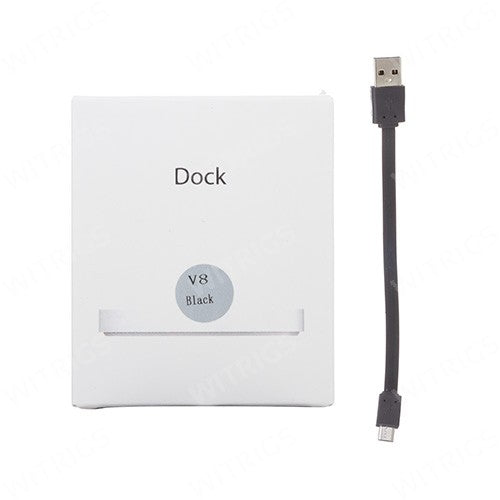 Multi-Function USB Dock Charger Station for Motorola Moto G4/G4 Plus Black