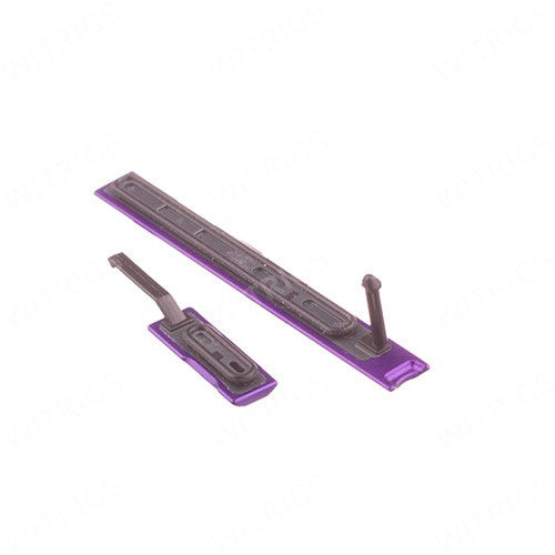 OEM Micro SIM and SD + USB Cover for Sony Xperia Z Ultra Purple