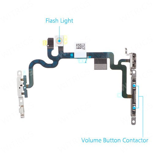 OEM Power Button Flex with Metal Bracket for iPhone 7
