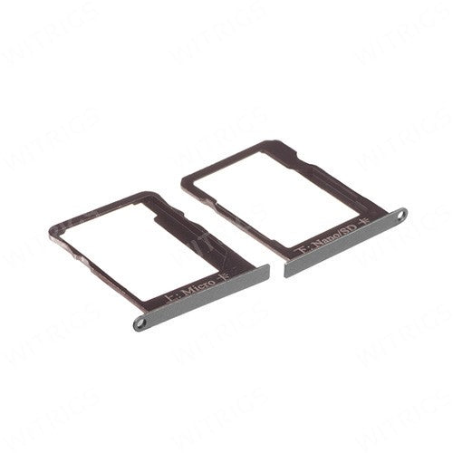 OEM SIM + SD Card Tray for Huawei Ascend Mate7 Obsidian Black