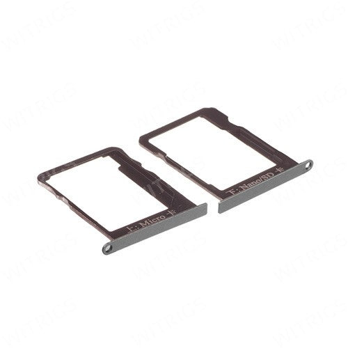 OEM SIM + SD Card Tray for Huawei Ascend Mate7 Obsidian Black