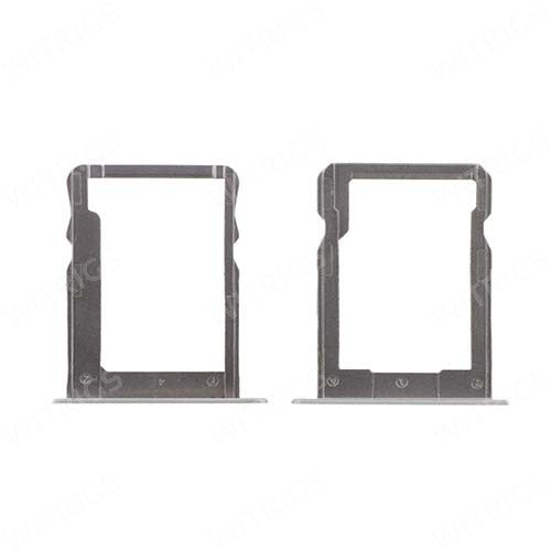 OEM SIM + SD Card Tray for Huawei Ascend Mate7 Moonlight Silver