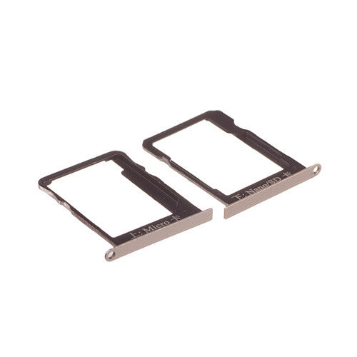 OEM SIM + SD Card Tray for Huawei Ascend Mate7 Amber Gold