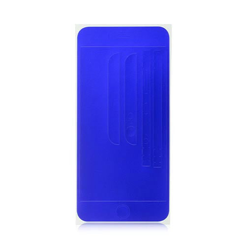 Full Front Screen Protector + Back Skin Sticker Set for iPhone 6 Plus/6S Plus Blue