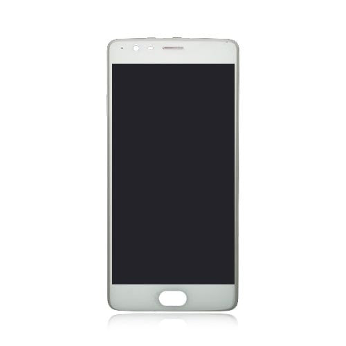 Custom Screen Replacement with Frame for OnePlus 3/3T White