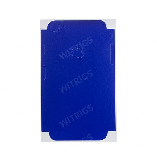 Full Front Screen Protector + Back Skin Sticker Set for iPhone 6/6S Blue